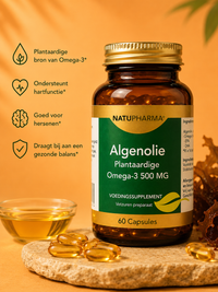 Vegan Algenolie sfeerfoto