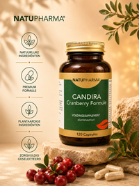 Natupharma Candira — Cranberry & D-Mannose, 120 capsules