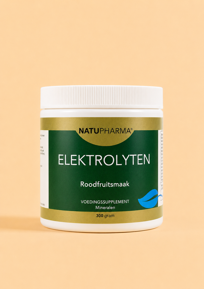 Elektrolyten rood fruit productfoto