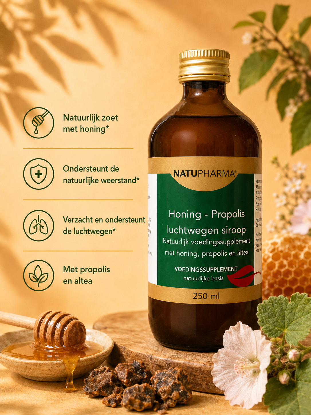 Honing & Propolis siroop sfeerfoto