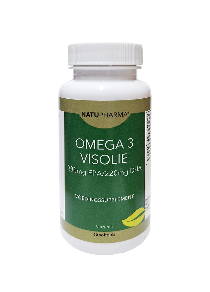 Natupharma Omega 3 visolie (330mg EPA/220 mg DHA) 60caps