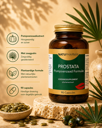 Prostata Pompoenzaad sfeerfoto