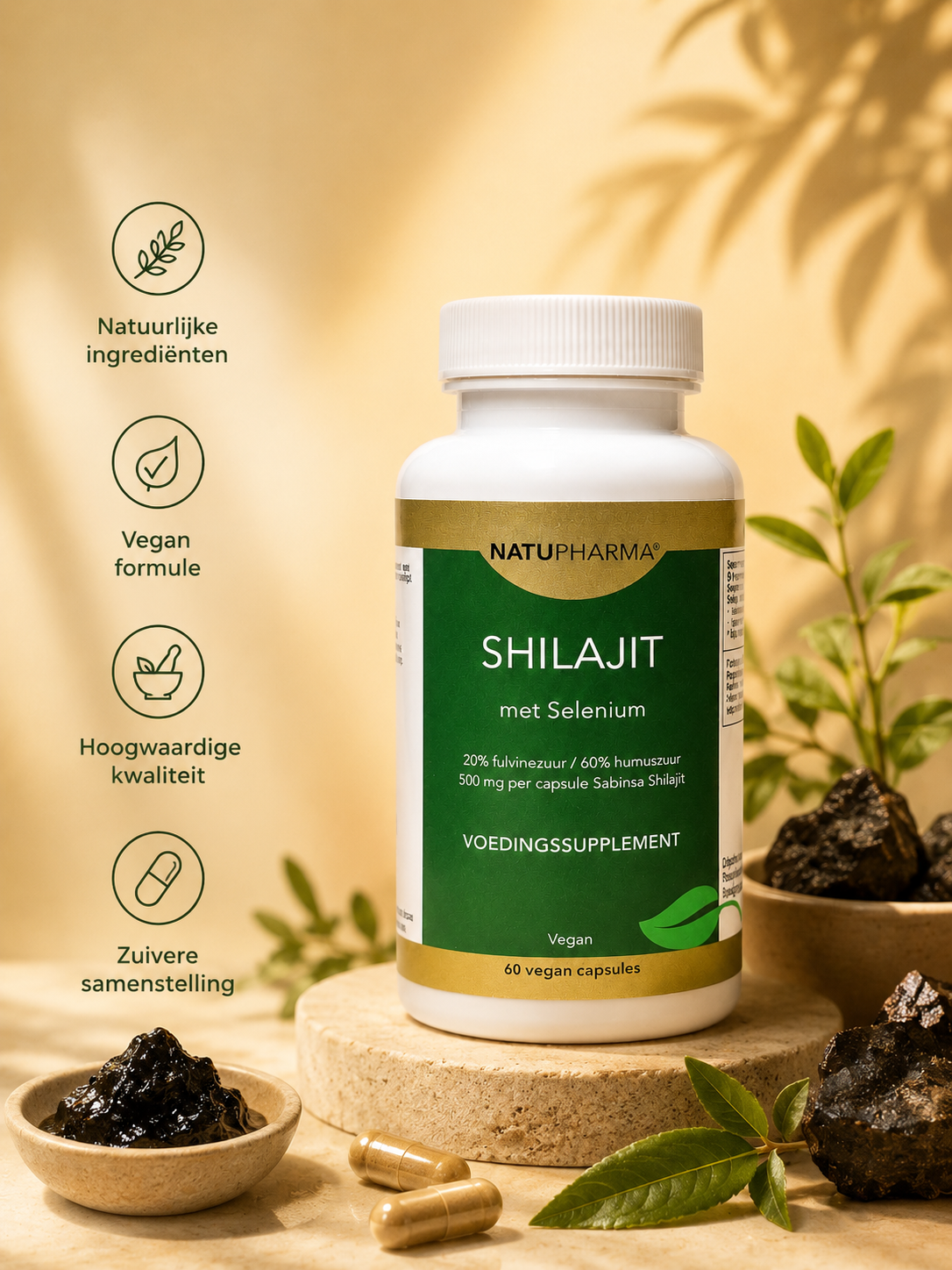 Shilajit met Selenium sfeerfoto