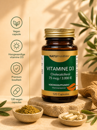 Vitamine D3 120 caps sfeerfoto